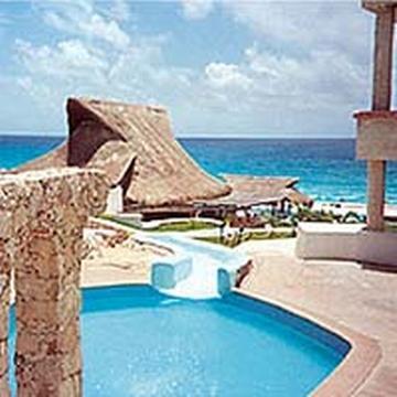 坎昆 El Pueblito Beach酒店 外观 照片