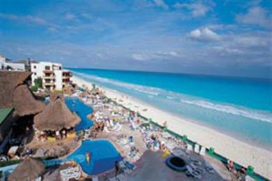 坎昆 El Pueblito Beach酒店 外观 照片